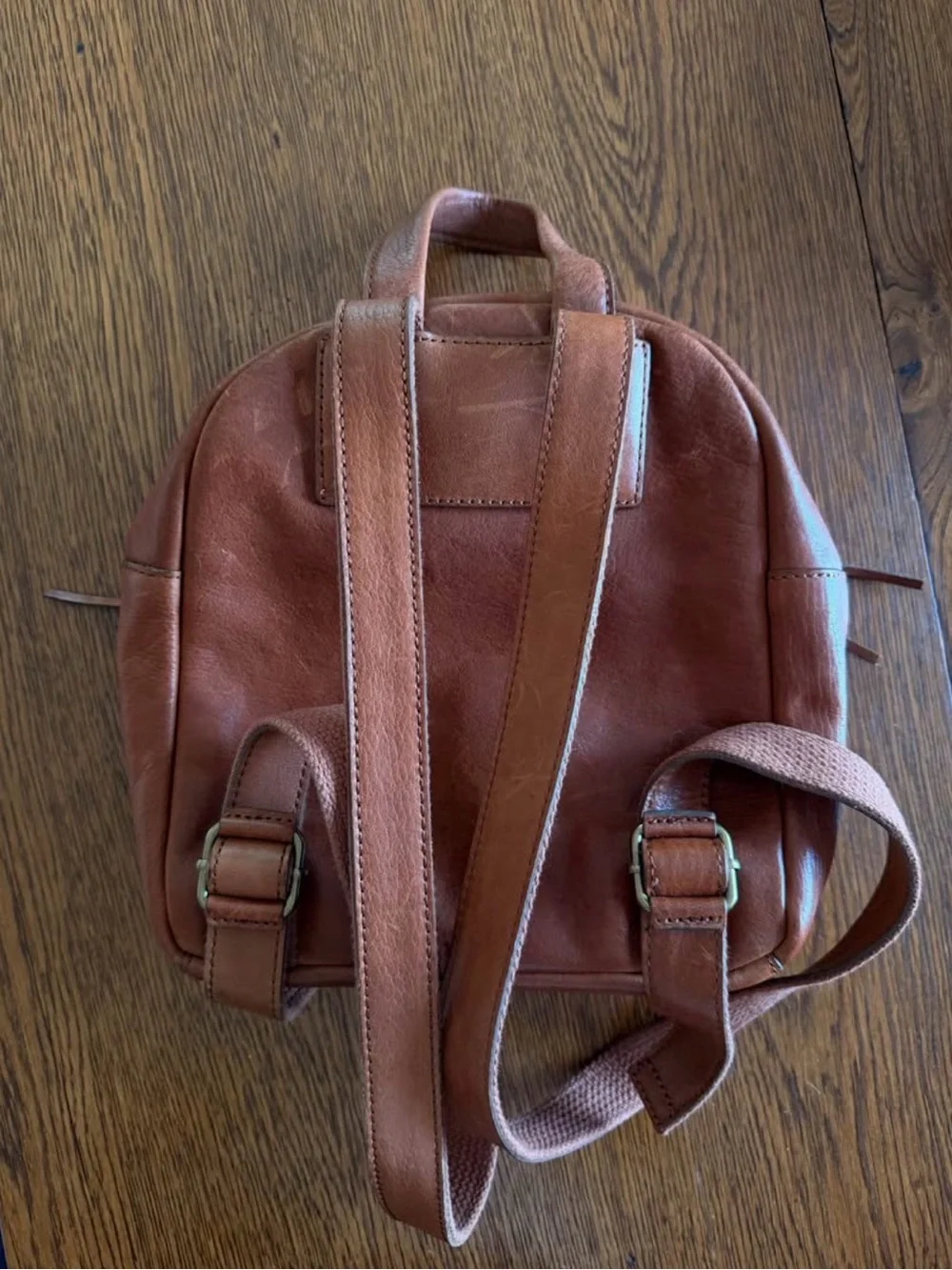 Madewell Lorimer Mini Leather Backpack